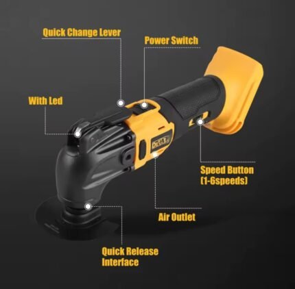 Dewalt Brushless Quick Release Oscillating Tool, Multi-Tool, Renewable Electric Cutting Machine
