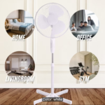 Fan features three speed